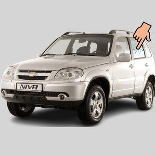 Скло задніх лівих дверей ВАЗ 2123 (Шевролет Ніва) (Chevrolet Niva) (Позашляховик) (2002-) 4544AGNBL1B фото