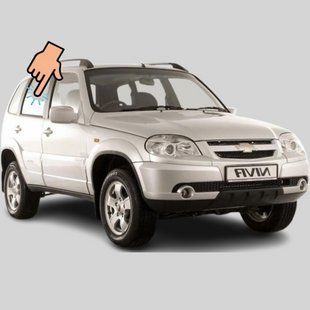 Скло задніх правих дверей ВАЗ 2123 (Шевролет Ніва) (Chevrolet Niva) (Позашляховик) (2002-) 4544AGNBL1B фото
