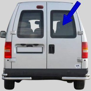 Скло розпашне праве Citroen Jumpy (Мінівен) (1996-2006) / Сітроен Джампі 2721/IN51/IN52/6522/4730 фото