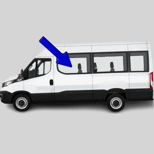 Бокове скло Fiat/Iveco Daily (Мінівен) (2014-) салону переднє ліве 3771AGSZ фото