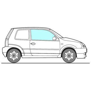 Скло передніх правих дверей Citroen DS3 (Хетчбек) (2009-) / Сітроен ДС3 2745AGNMVZ1B фото