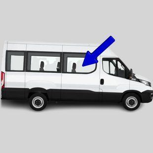 Бокове скло Fiat/Iveco Daily (Мінівен) (2014-) салону переднє правого 3771AGSZ фото