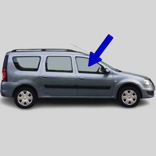 Скло передніх правих дверей Dacia Logan/MCV (універсал) (2004-2012) 7264/4505/T124AGNBL фото